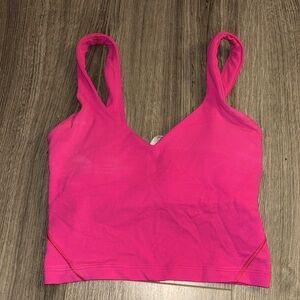 LULULEMON size 0 sonic pink align tank
